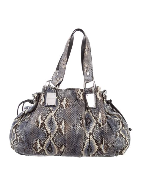 michael kors bag snakeskin|michael kors snake skin bag.